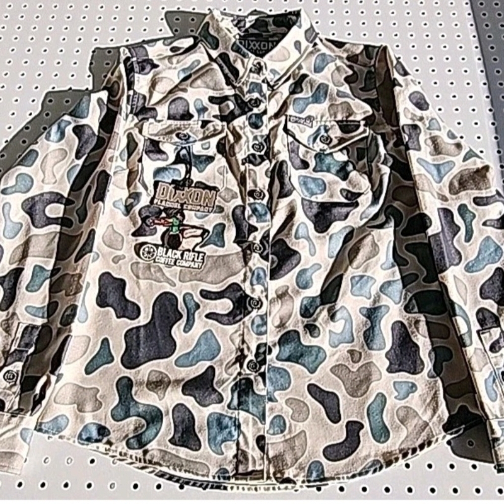 DIXXON Flannel x BRCC Black Rifle Coffee Duck Camo D-Tech Shirt Women's...